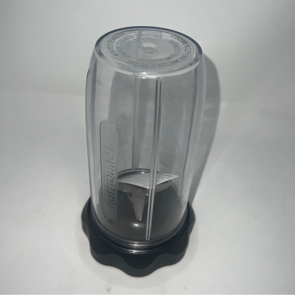 NutriBullet 32 oz Blender Cup & Lid Extractor Blade Genuine OEM Clear Drink - Picture 4 of 8